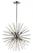  MDN-1452 PC - 9LT-PENDANT STARBURST-PC